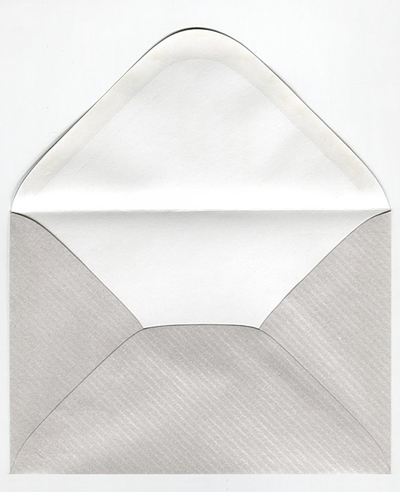 Decorative metallic envelope - strips C6
