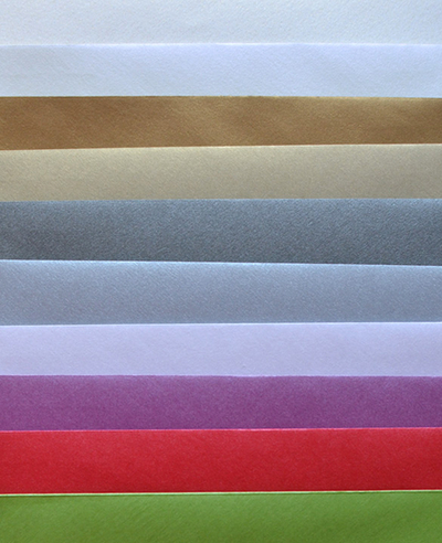 Decorative envelope pearl red C6