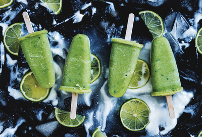 Lime popsicles