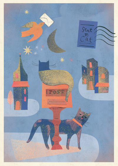 Cats and mailbox - Marianna Sztyma