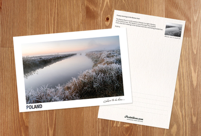 Poland - Love to be here... - Frosty morning on the Narew river