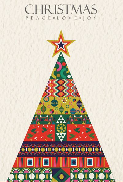 Christmas tree with a star
