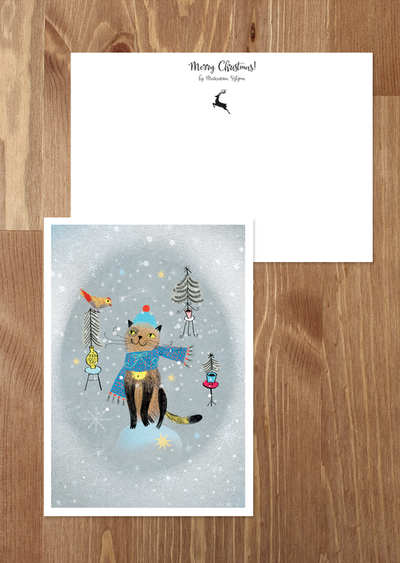 Marianna Sztyma - Christmas cat