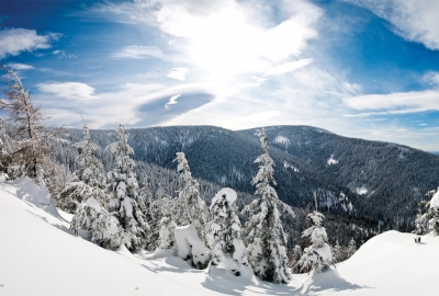 Winter in the mountains
