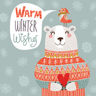 Warm winter greetings